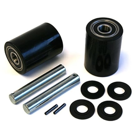 Dayton Dayton GWK-4YX96-LW   4YX96 Load Wheel Kit for Manual Pallet Jack - Black GWK-4YX96-LW